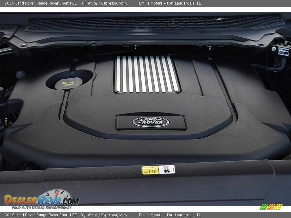 2016 Land Rover Range Rover Sport HSE Fuji White / Espresso/Ivory Photo #49