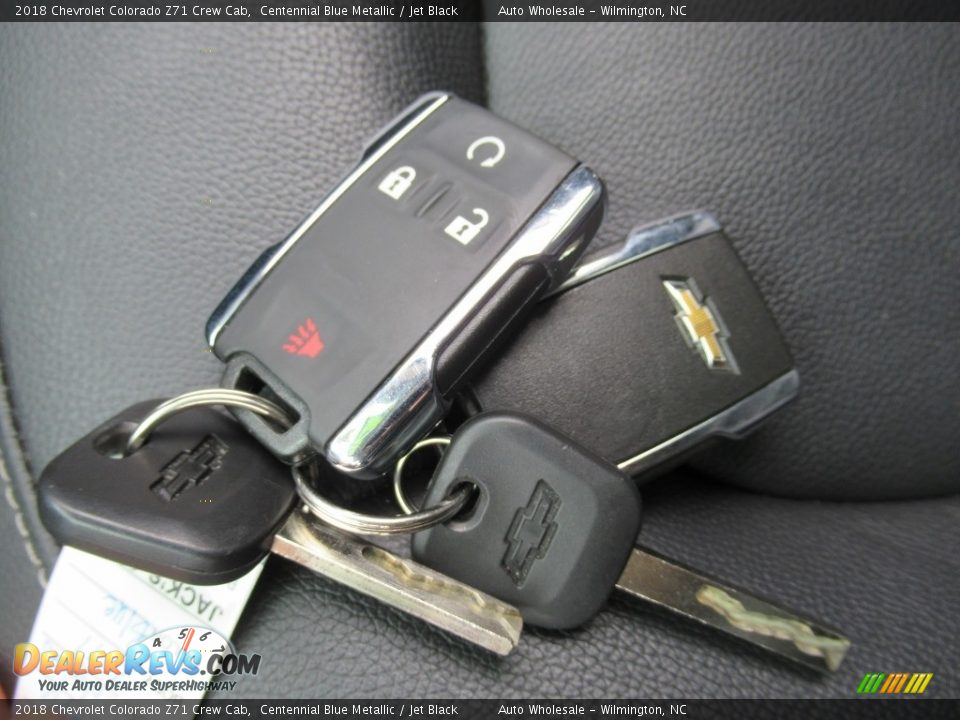 2018 Chevrolet Colorado Z71 Crew Cab Centennial Blue Metallic / Jet Black Photo #20