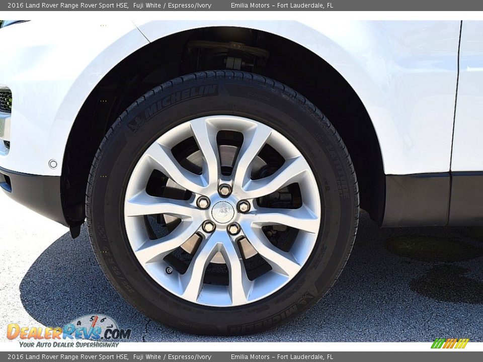 2016 Land Rover Range Rover Sport HSE Fuji White / Espresso/Ivory Photo #53