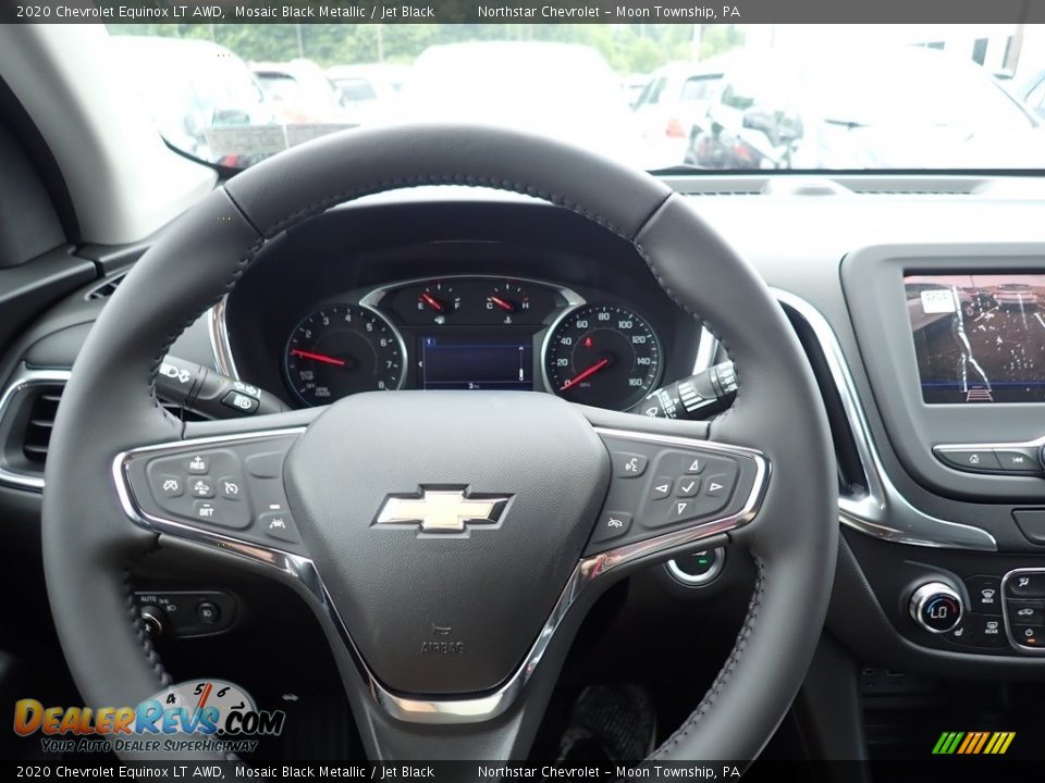 2020 Chevrolet Equinox LT AWD Mosaic Black Metallic / Jet Black Photo #20