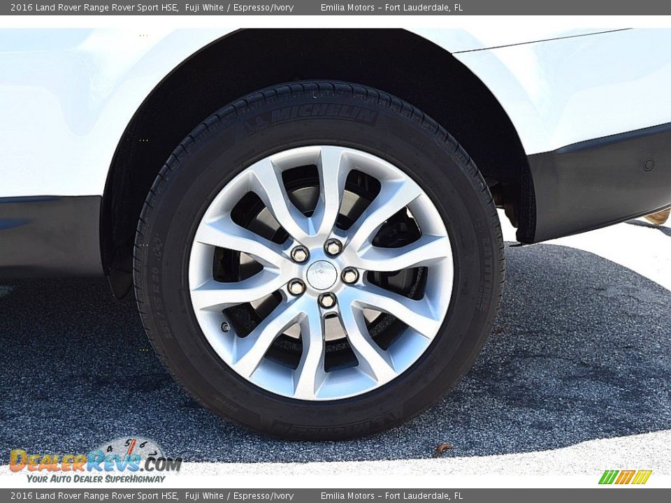 2016 Land Rover Range Rover Sport HSE Fuji White / Espresso/Ivory Photo #54