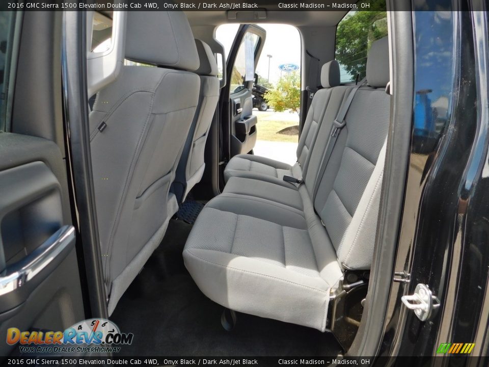 Rear Seat of 2016 GMC Sierra 1500 Elevation Double Cab 4WD Photo #22