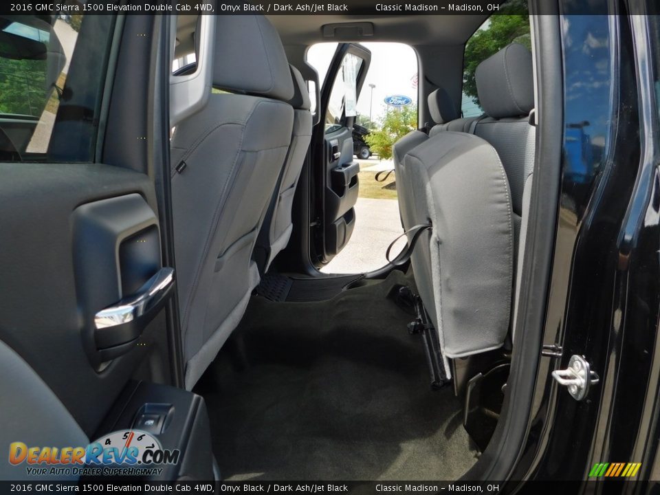 Rear Seat of 2016 GMC Sierra 1500 Elevation Double Cab 4WD Photo #23