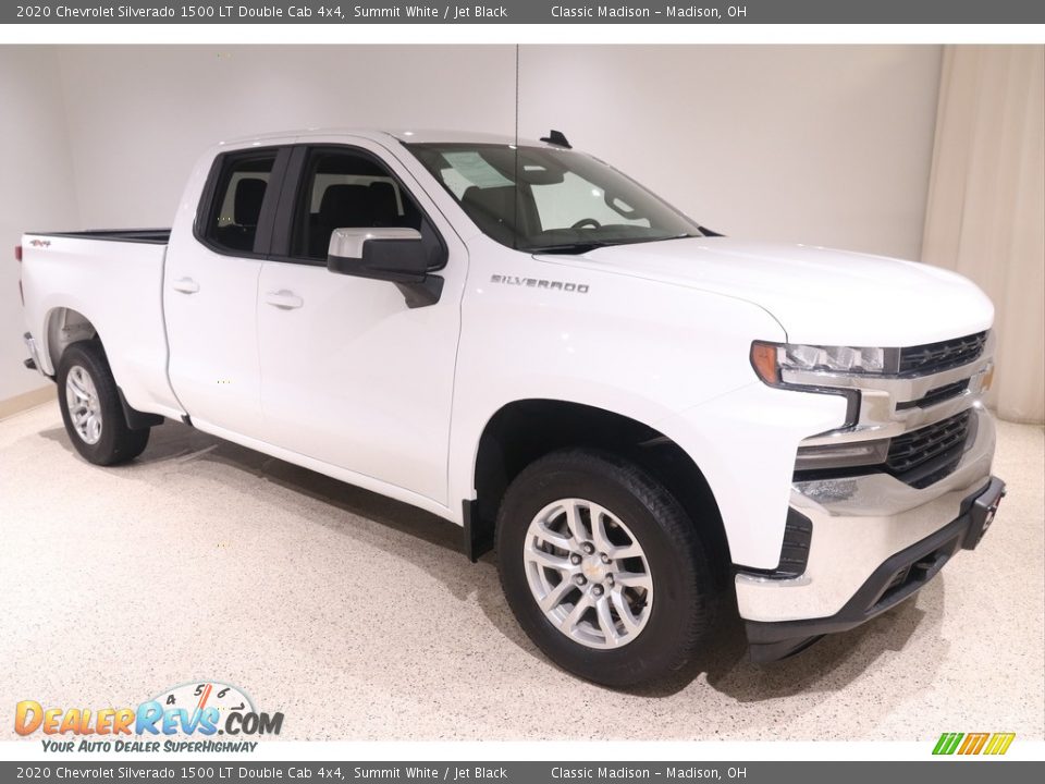 2020 Chevrolet Silverado 1500 LT Double Cab 4x4 Summit White / Jet Black Photo #1