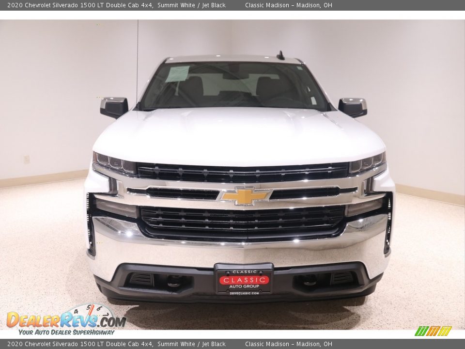 2020 Chevrolet Silverado 1500 LT Double Cab 4x4 Summit White / Jet Black Photo #2