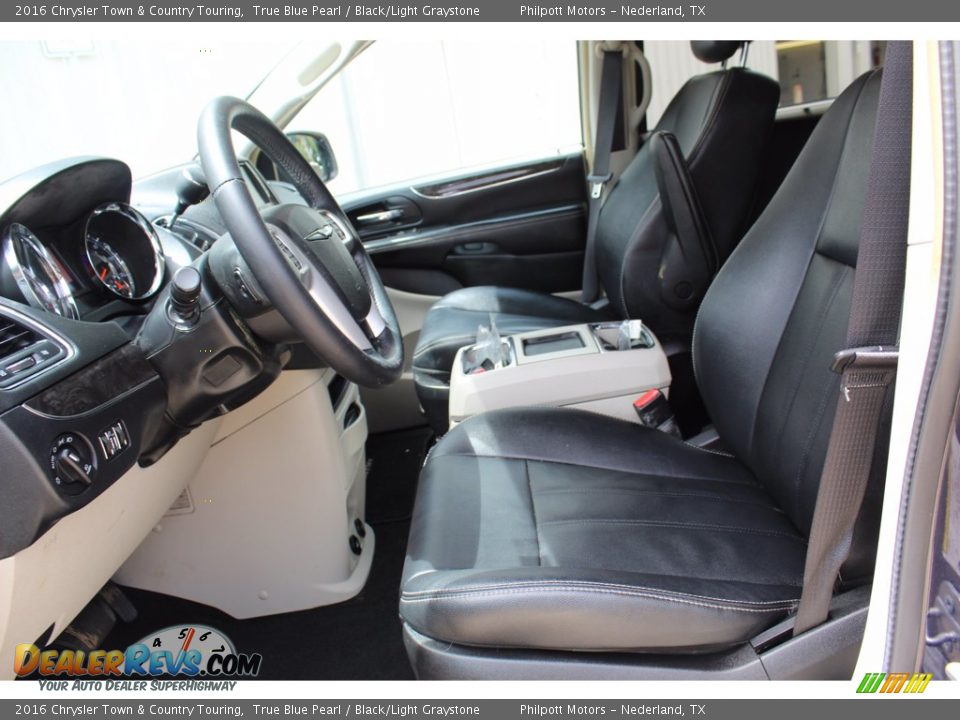 2016 Chrysler Town & Country Touring True Blue Pearl / Black/Light Graystone Photo #15