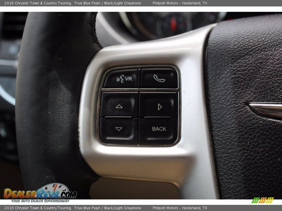 2016 Chrysler Town & Country Touring True Blue Pearl / Black/Light Graystone Photo #16