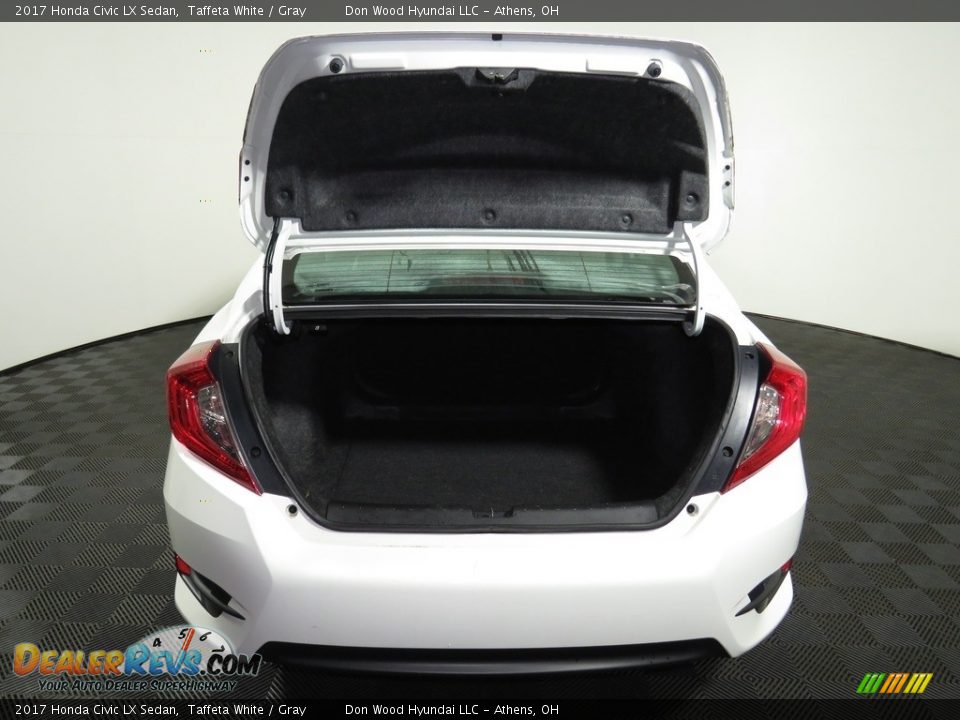 2017 Honda Civic LX Sedan Taffeta White / Gray Photo #12