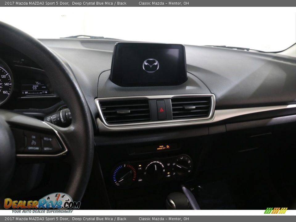 2017 Mazda MAZDA3 Sport 5 Door Deep Crystal Blue Mica / Black Photo #9