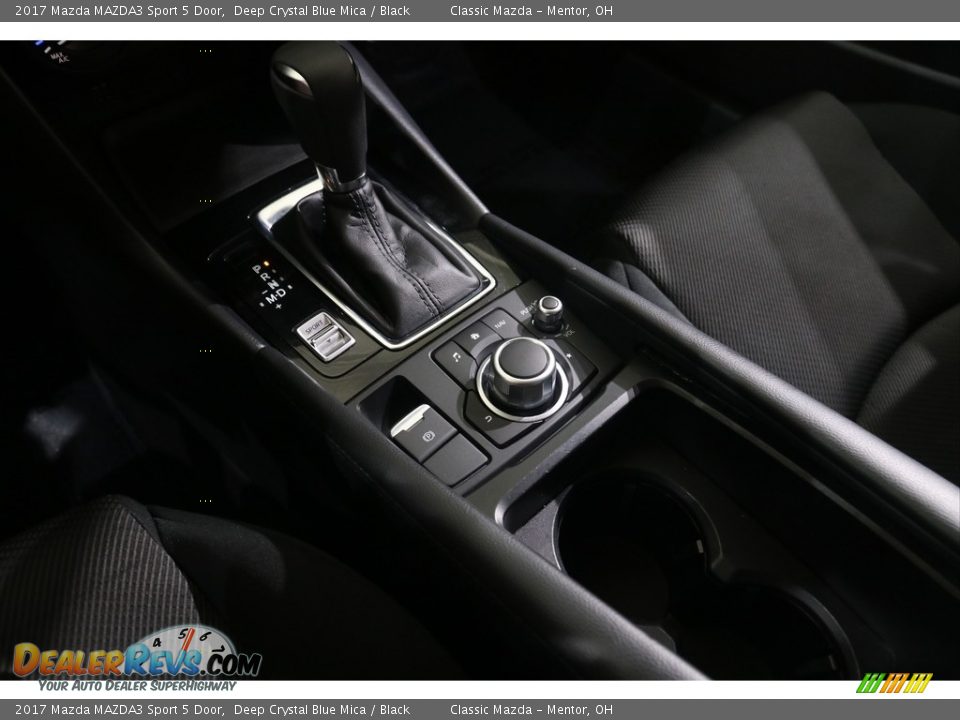 2017 Mazda MAZDA3 Sport 5 Door Deep Crystal Blue Mica / Black Photo #12