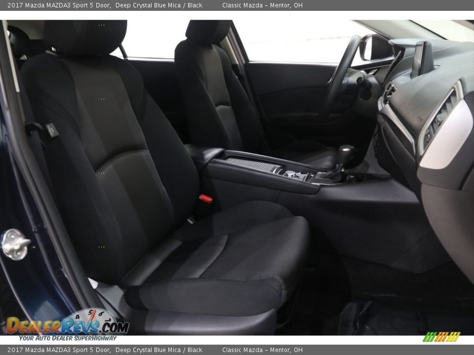 2017 Mazda MAZDA3 Sport 5 Door Deep Crystal Blue Mica / Black Photo #13