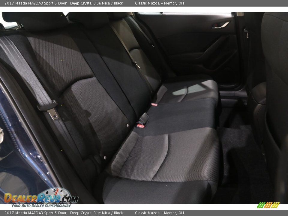 2017 Mazda MAZDA3 Sport 5 Door Deep Crystal Blue Mica / Black Photo #14