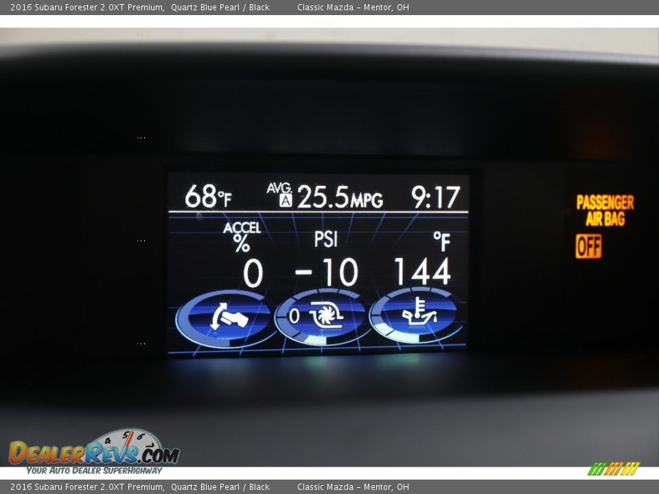 Controls of 2016 Subaru Forester 2.0XT Premium Photo #10