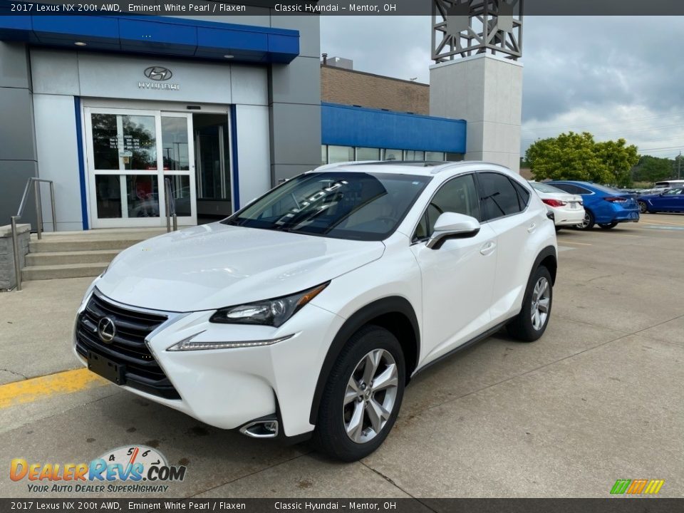 2017 Lexus NX 200t AWD Eminent White Pearl / Flaxen Photo #1