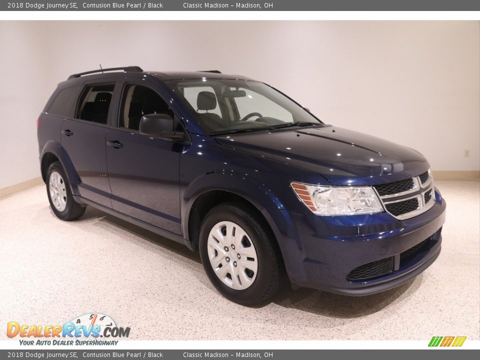 2018 Dodge Journey SE Contusion Blue Pearl / Black Photo #1