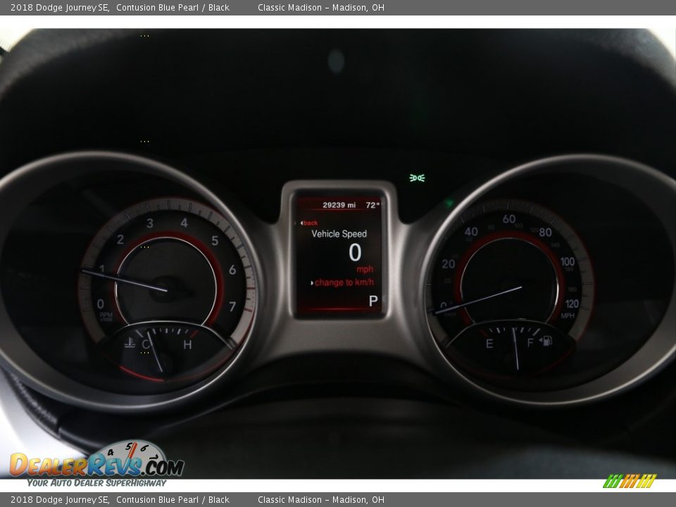 2018 Dodge Journey SE Contusion Blue Pearl / Black Photo #8