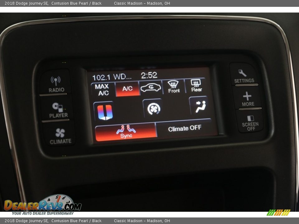 2018 Dodge Journey SE Contusion Blue Pearl / Black Photo #12