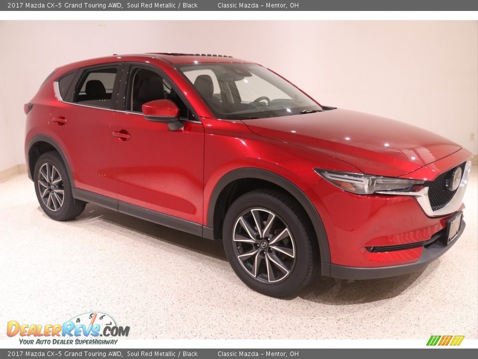 2017 Mazda CX-5 Grand Touring AWD Soul Red Metallic / Black Photo #1