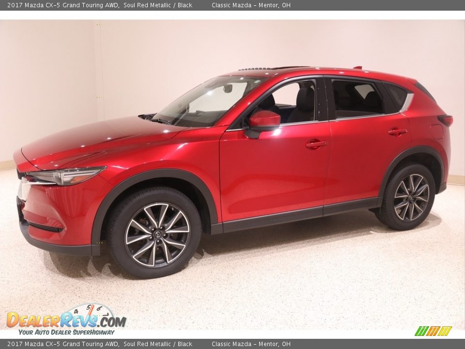 2017 Mazda CX-5 Grand Touring AWD Soul Red Metallic / Black Photo #3