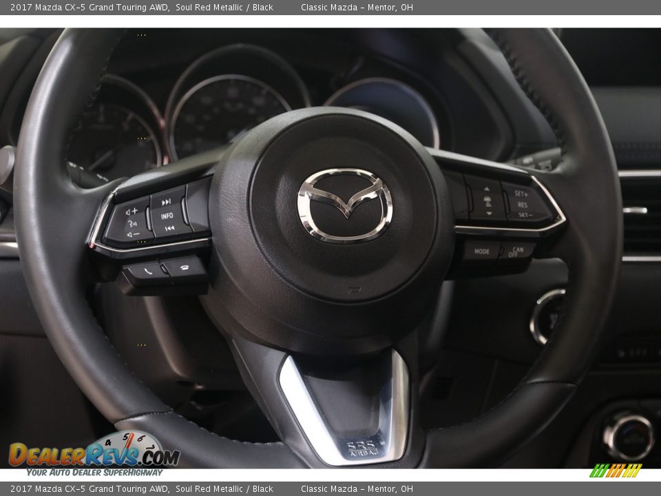 2017 Mazda CX-5 Grand Touring AWD Soul Red Metallic / Black Photo #7