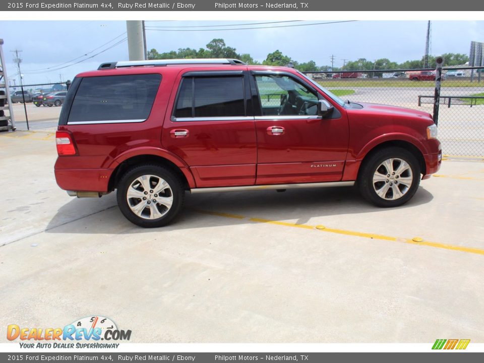 2015 Ford Expedition Platinum 4x4 Ruby Red Metallic / Ebony Photo #13