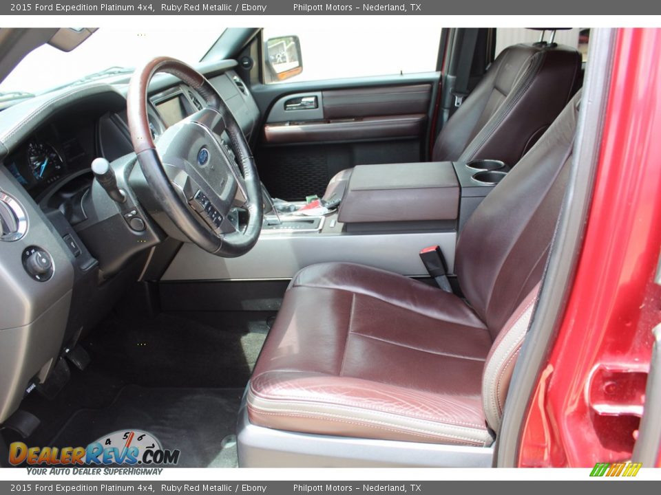 2015 Ford Expedition Platinum 4x4 Ruby Red Metallic / Ebony Photo #15