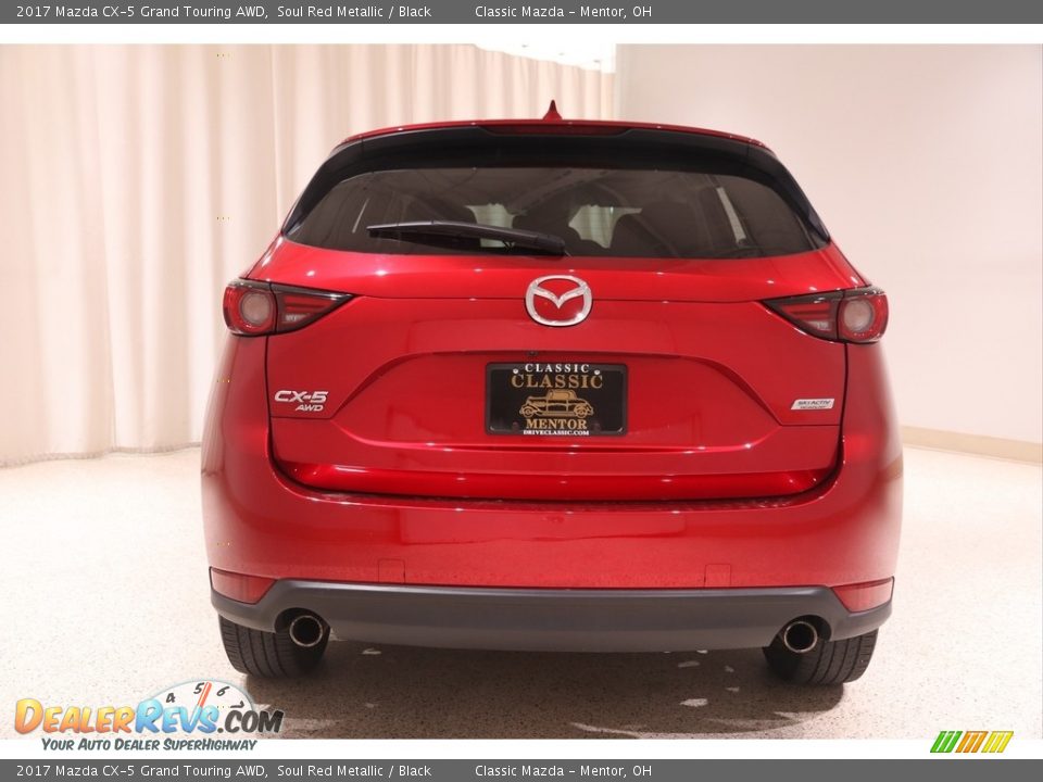2017 Mazda CX-5 Grand Touring AWD Soul Red Metallic / Black Photo #17