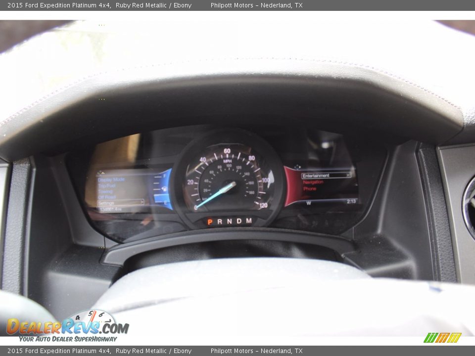 2015 Ford Expedition Platinum 4x4 Ruby Red Metallic / Ebony Photo #18