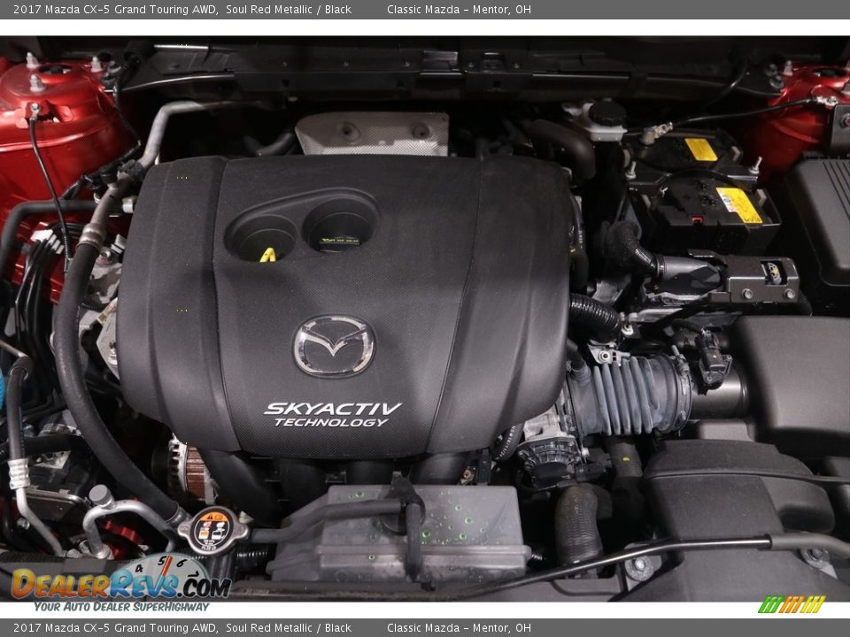 2017 Mazda CX-5 Grand Touring AWD Soul Red Metallic / Black Photo #18
