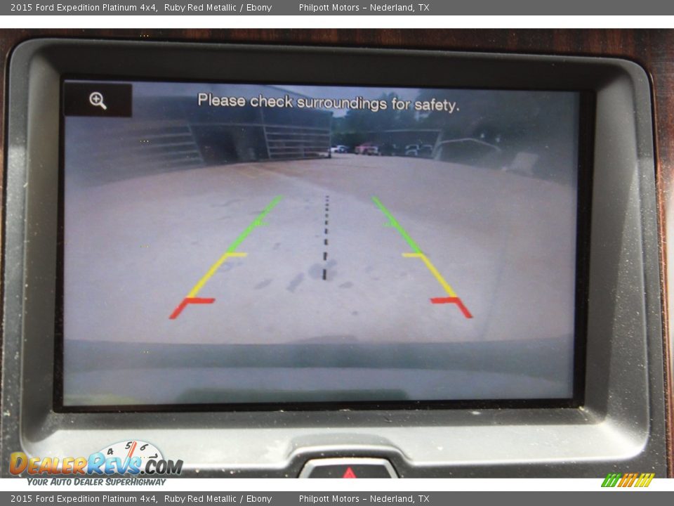 2015 Ford Expedition Platinum 4x4 Ruby Red Metallic / Ebony Photo #23
