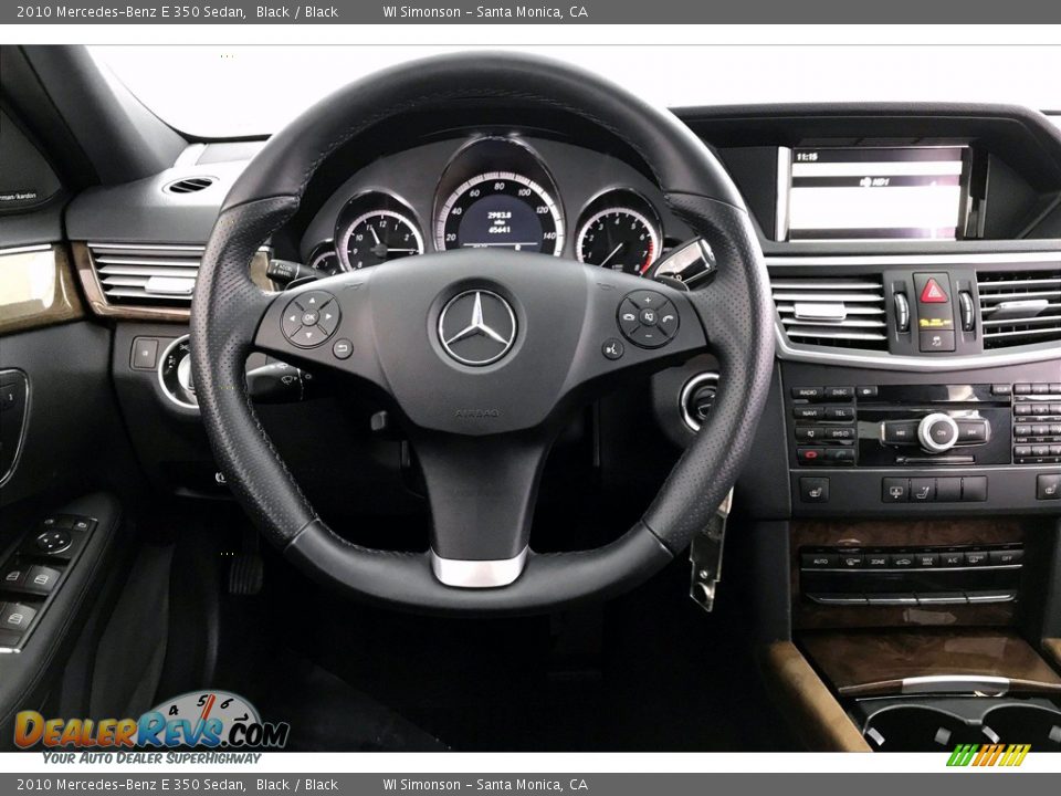 2010 Mercedes-Benz E 350 Sedan Black / Black Photo #4