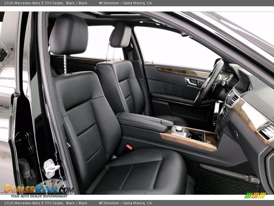 2010 Mercedes-Benz E 350 Sedan Black / Black Photo #6