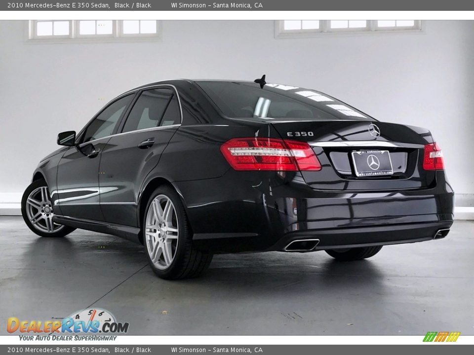 2010 Mercedes-Benz E 350 Sedan Black / Black Photo #10