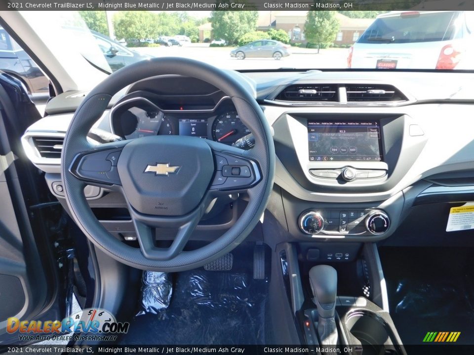 2021 Chevrolet Trailblazer LS Midnight Blue Metallic / Jet Black/Medium Ash Gray Photo #3