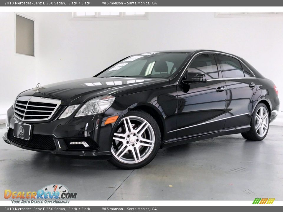 2010 Mercedes-Benz E 350 Sedan Black / Black Photo #12