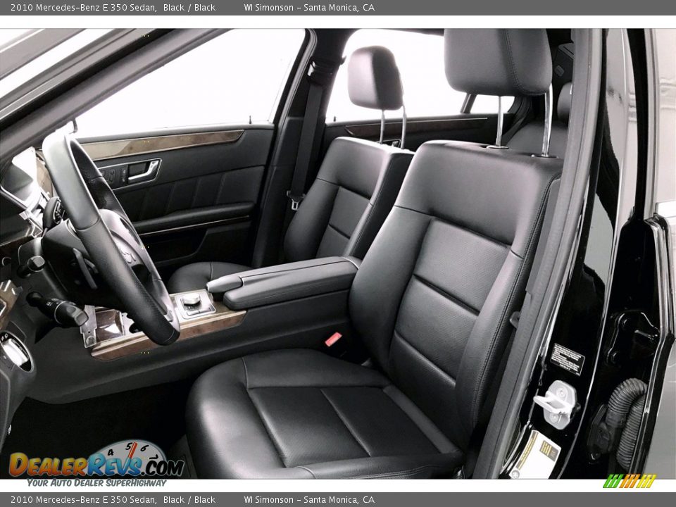 2010 Mercedes-Benz E 350 Sedan Black / Black Photo #14