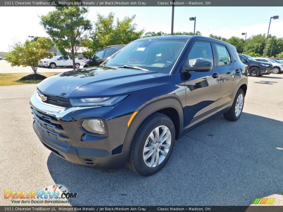 2021 Chevrolet Trailblazer LS Midnight Blue Metallic / Jet Black/Medium Ash Gray Photo #5