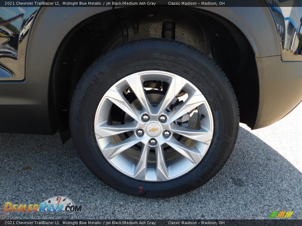 2021 Chevrolet TrailBlazer LS Midnight Blue Metallic / Jet Black/Medium Ash Gray Photo #9