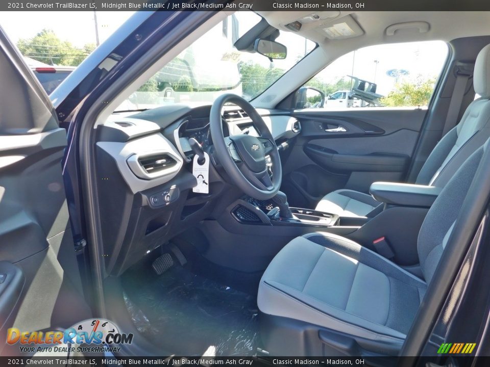 Jet Black/Medium Ash Gray Interior - 2021 Chevrolet TrailBlazer LS Photo #12
