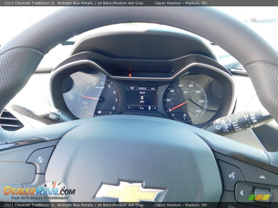 2021 Chevrolet TrailBlazer LS Midnight Blue Metallic / Jet Black/Medium Ash Gray Photo #14