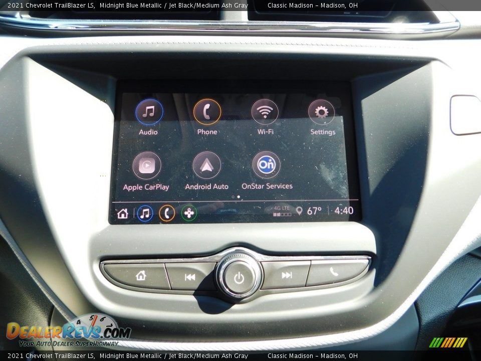 2021 Chevrolet TrailBlazer LS Midnight Blue Metallic / Jet Black/Medium Ash Gray Photo #16