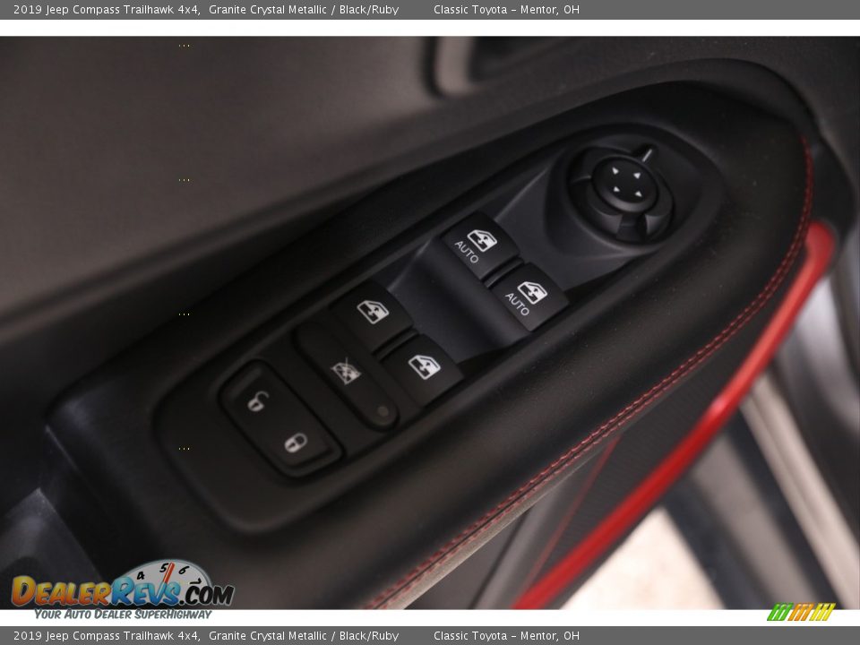 2019 Jeep Compass Trailhawk 4x4 Granite Crystal Metallic / Black/Ruby Photo #5