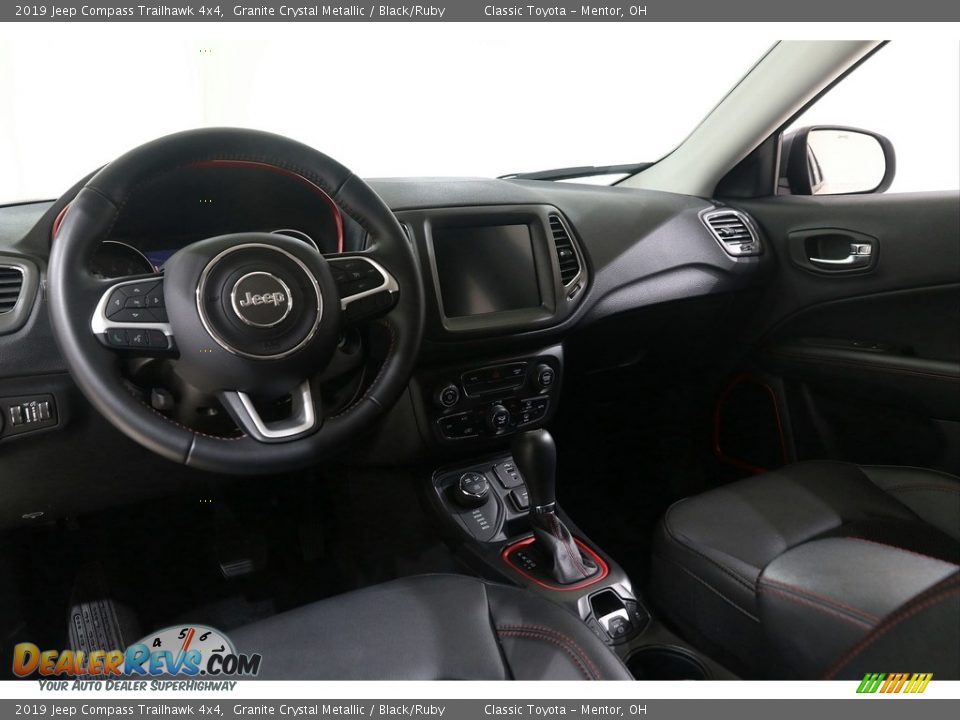 2019 Jeep Compass Trailhawk 4x4 Granite Crystal Metallic / Black/Ruby Photo #8