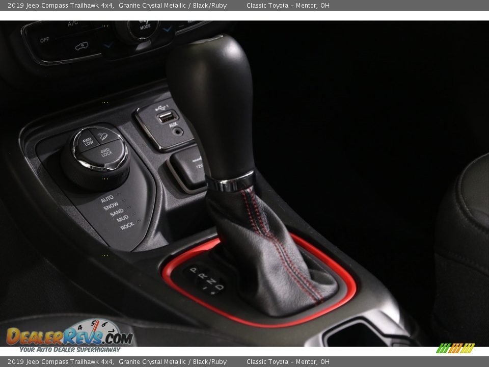 2019 Jeep Compass Trailhawk 4x4 Granite Crystal Metallic / Black/Ruby Photo #9