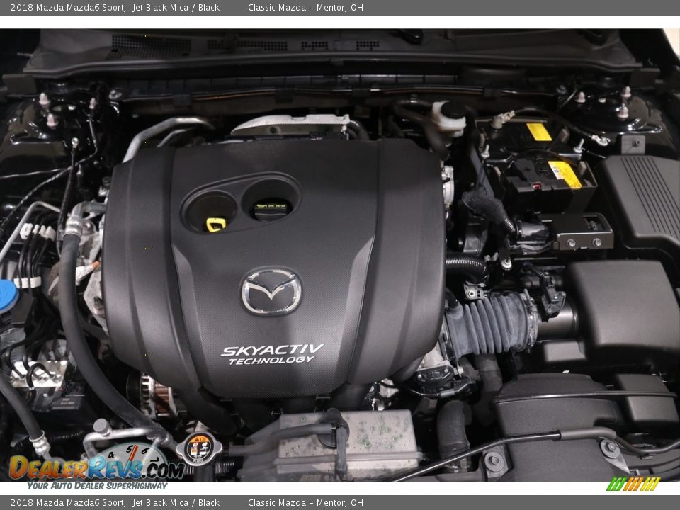 2018 Mazda Mazda6 Sport Jet Black Mica / Black Photo #17