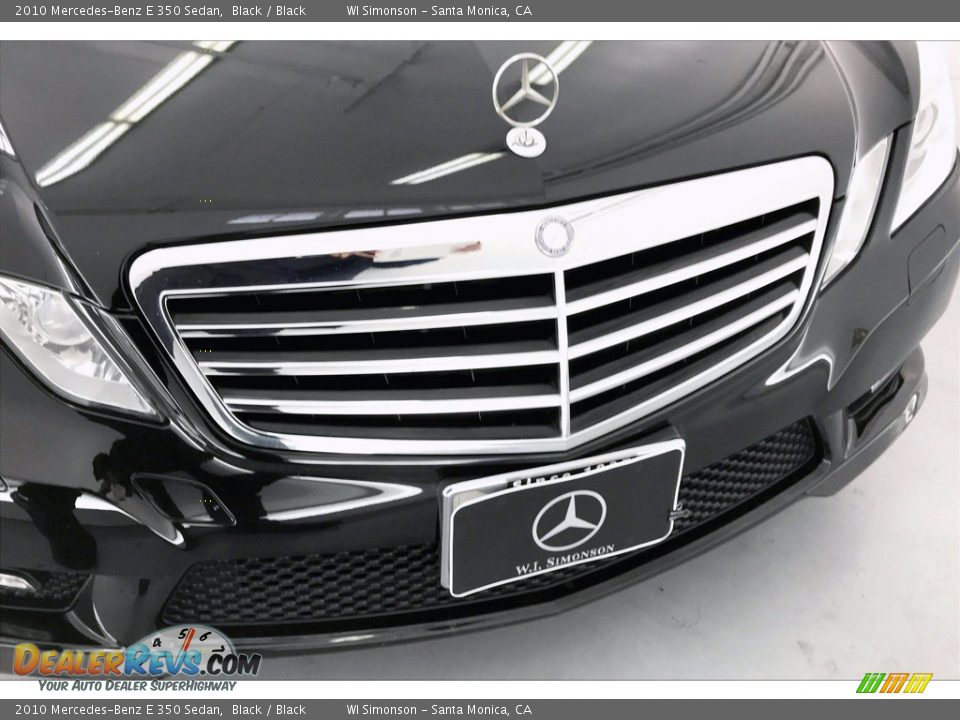 2010 Mercedes-Benz E 350 Sedan Black / Black Photo #33