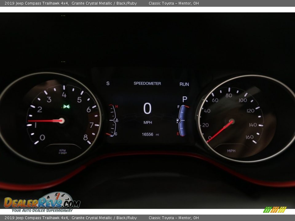 2019 Jeep Compass Trailhawk 4x4 Granite Crystal Metallic / Black/Ruby Photo #11