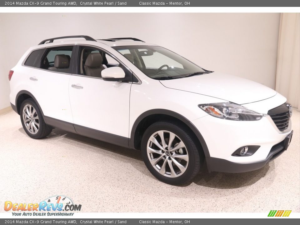 Crystal White Pearl 2014 Mazda CX-9 Grand Touring AWD Photo #1