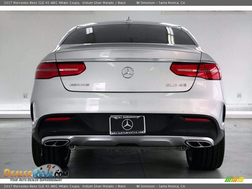 2017 Mercedes-Benz GLE 43 AMG 4Matic Coupe Iridium Silver Metallic / Black Photo #3