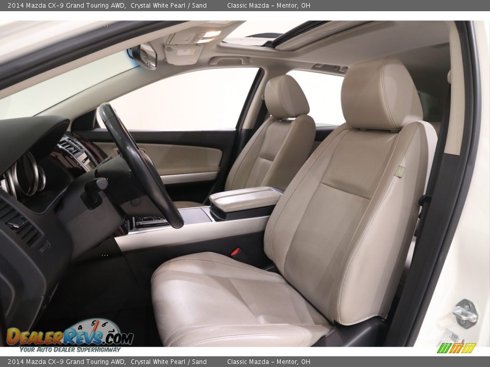 Front Seat of 2014 Mazda CX-9 Grand Touring AWD Photo #5
